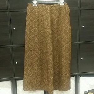 Emma James reversible A-line long skirt